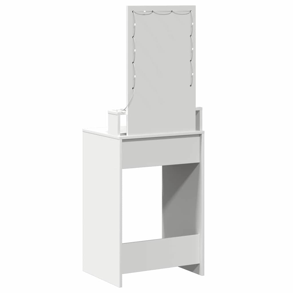 vidaXL Dressing Table White 50 x 41 x 140 cm Engineered Wood