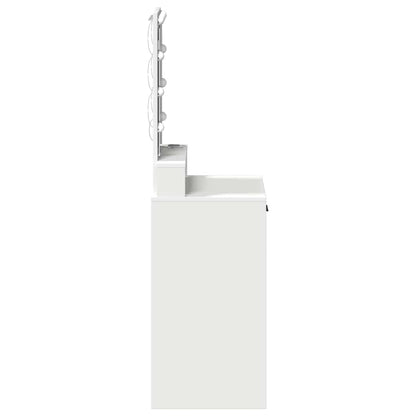 vidaXL Dressing Table White 50 x 41 x 140 cm Engineered Wood