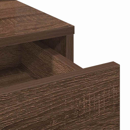 vidaXL Dressing Table Brown 50 x 41 x 140 cm Engineered Wood