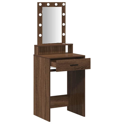 vidaXL Dressing Table Brown 50 x 41 x 140 cm Engineered Wood