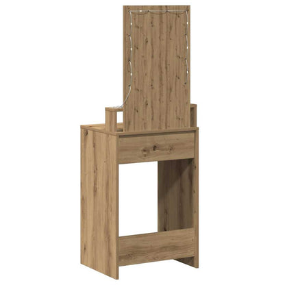 vidaXL Dressing Table Brown 50 x 41 x 140 cm Engineered Wood