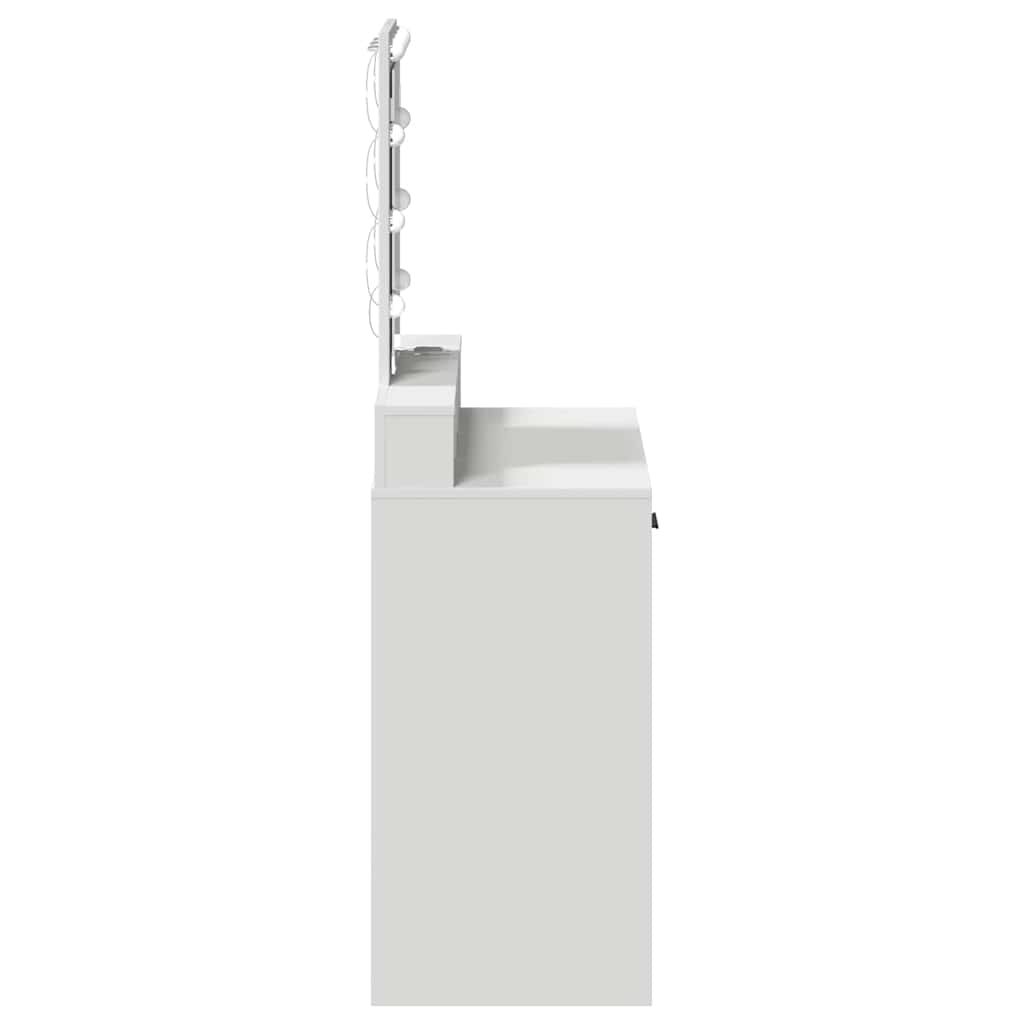 vidaXL Dressing Table White 79 x 41 x 140 cm Engineered Wood