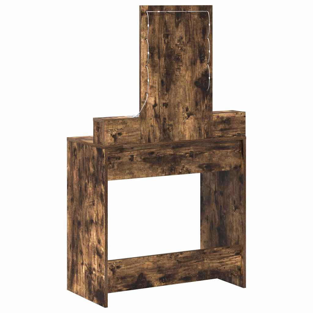 vidaXL Dressing Table Brown 79 x 41 x 140 cm Engineered Wood