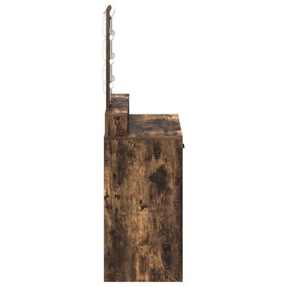 vidaXL Dressing Table Brown 79 x 41 x 140 cm Engineered Wood