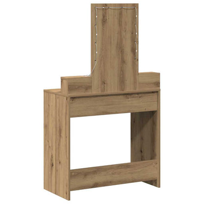 vidaXL Dressing Table Brown 79 x 41 x 140 cm Engineered Wood