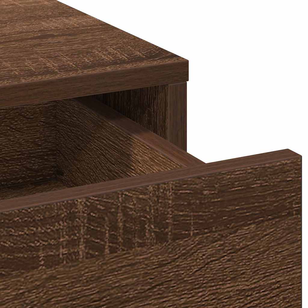 vidaXL Dressing Table Brown 100 x 41 x 140 cm Engineered Wood