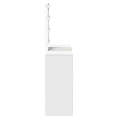 vidaXL Dressing Table White 102 x 33 x 135 cm Engineered Wood