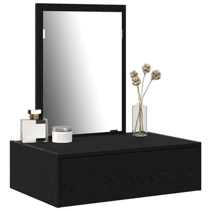 vidaXL Dressing Table Black 60 x 40 x 70 cm Engineered Wood