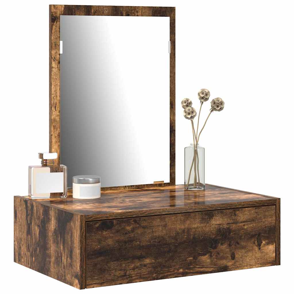 vidaXL Dressing Table Brown 60 x 40 x 70 cm Engineered Wood