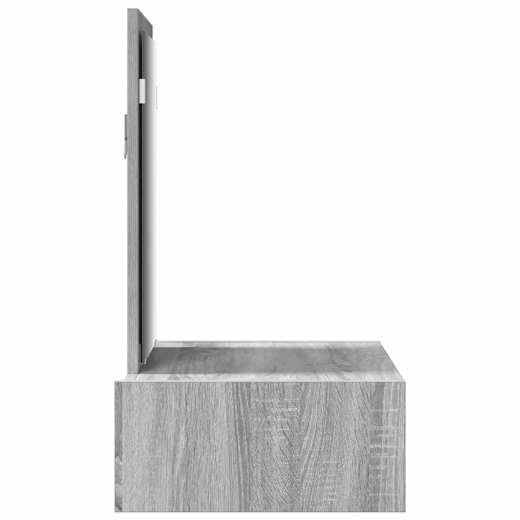 vidaXL Dressing Table Grey 60 x 40 x 70 cm Engineered Wood