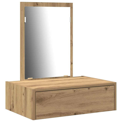 vidaXL Dressing Table Brown 60 x 40 x 70 cm Engineered Wood