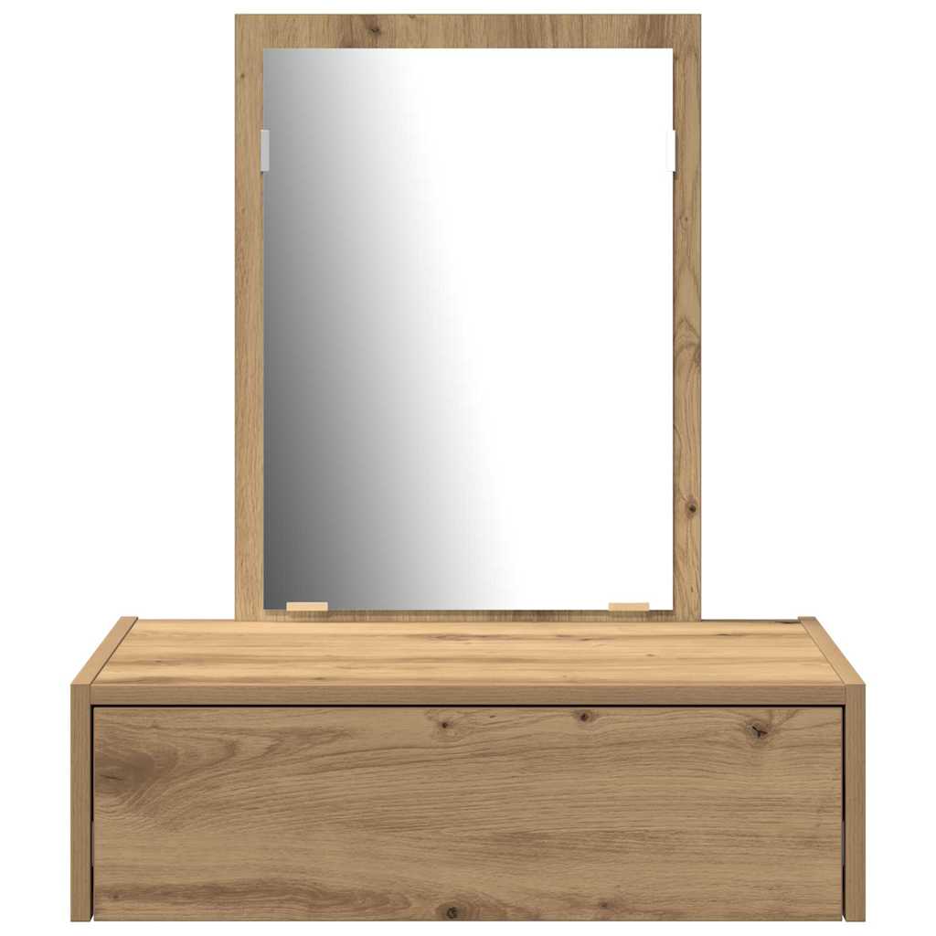 vidaXL Dressing Table Brown 60 x 40 x 70 cm Engineered Wood