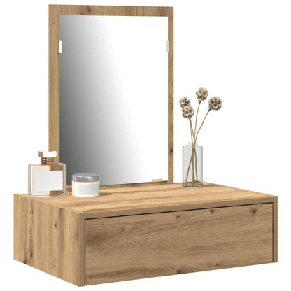 vidaXL Dressing Table Brown 60 x 40 x 70 cm Engineered Wood