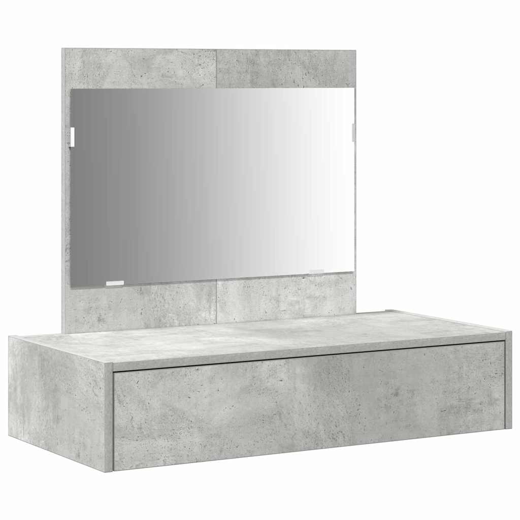 vidaXL Dressing Table Grey 83 x 40 x 70 cm Engineered Wood