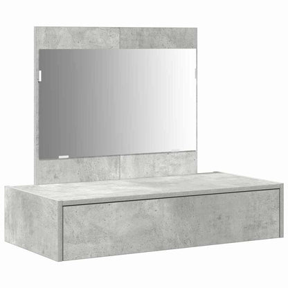 vidaXL Dressing Table Grey 83 x 40 x 70 cm Engineered Wood