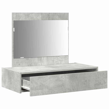 vidaXL Dressing Table Grey 83 x 40 x 70 cm Engineered Wood