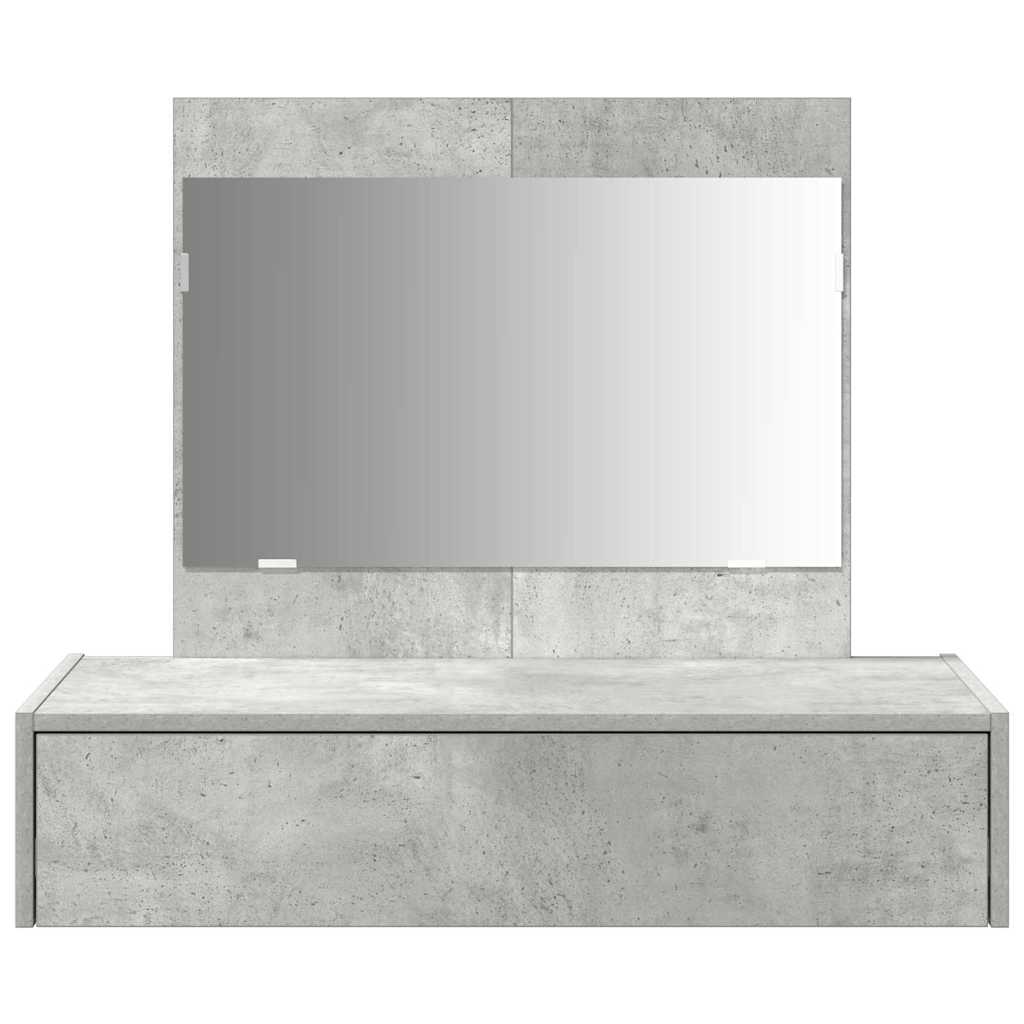 vidaXL Dressing Table Grey 83 x 40 x 70 cm Engineered Wood