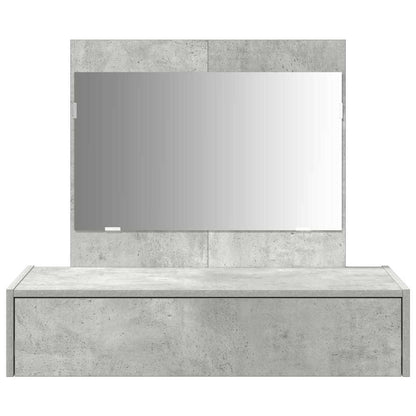 vidaXL Dressing Table Grey 83 x 40 x 70 cm Engineered Wood