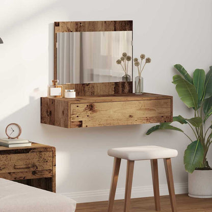 vidaXL Dressing Table Brown 83 x 40 x 70 cm Engineered Wood