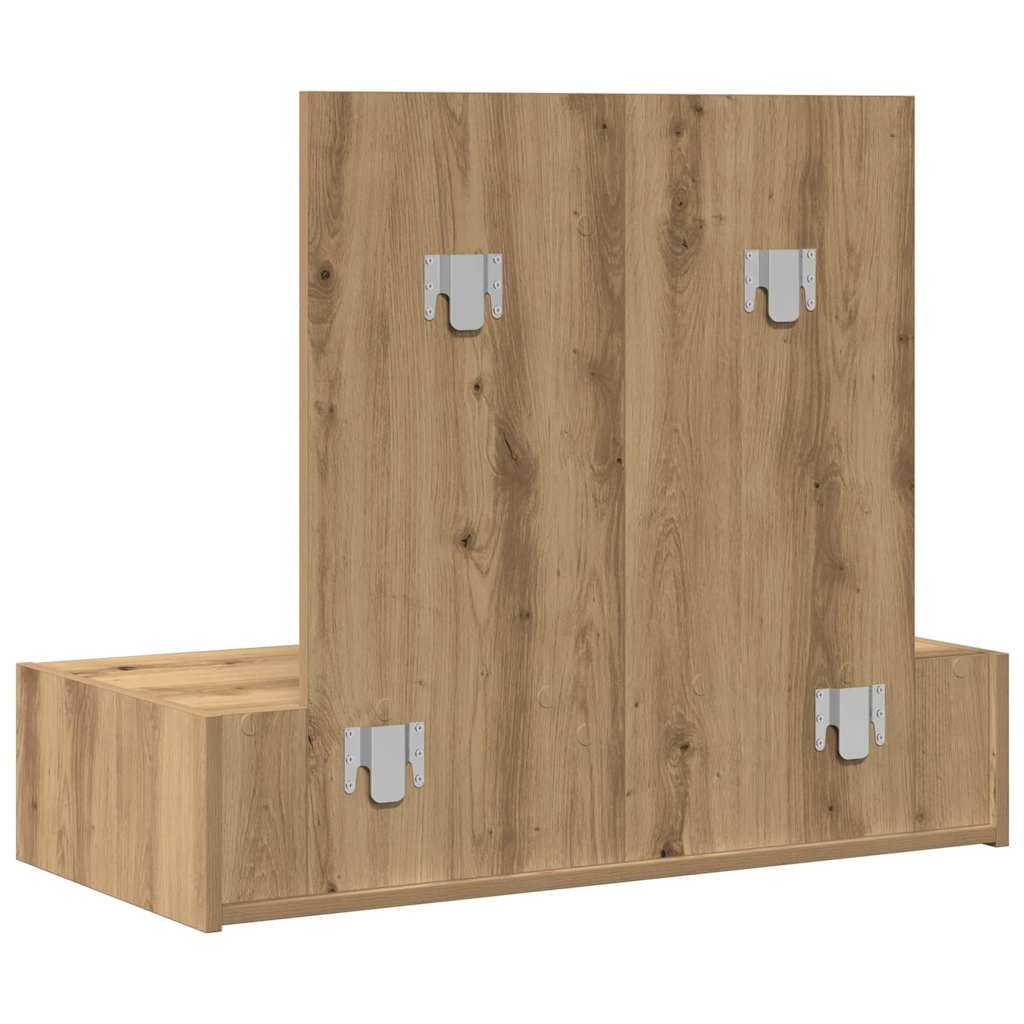 vidaXL Dressing Table Brown 83 x 40 x 70 cm Engineered Wood