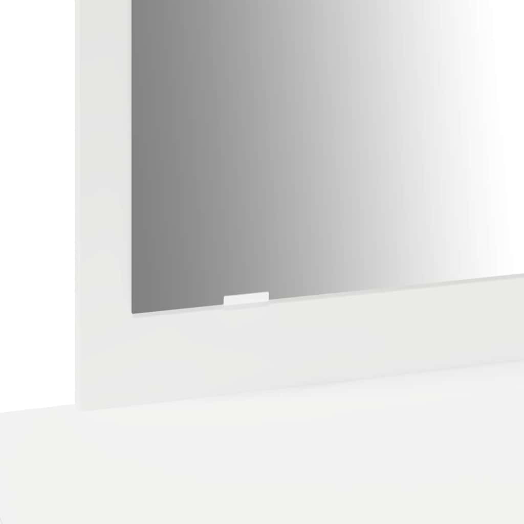 vidaXL Dressing Table White 100 x 40 x 70 cm Engineered Wood