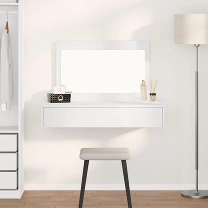 vidaXL Dressing Table White 100 x 40 x 70 cm Engineered Wood