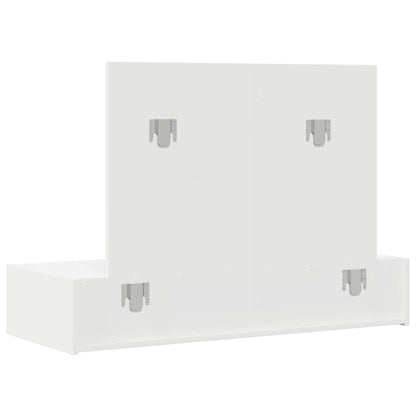 vidaXL Dressing Table White 100 x 40 x 70 cm Engineered Wood