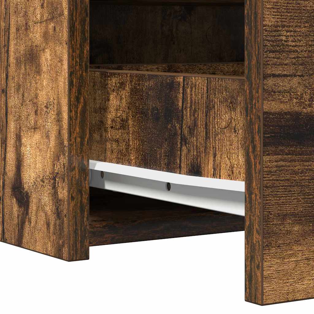 vidaXL Dressing Table Brown 100 x 40 x 70 cm Engineered Wood