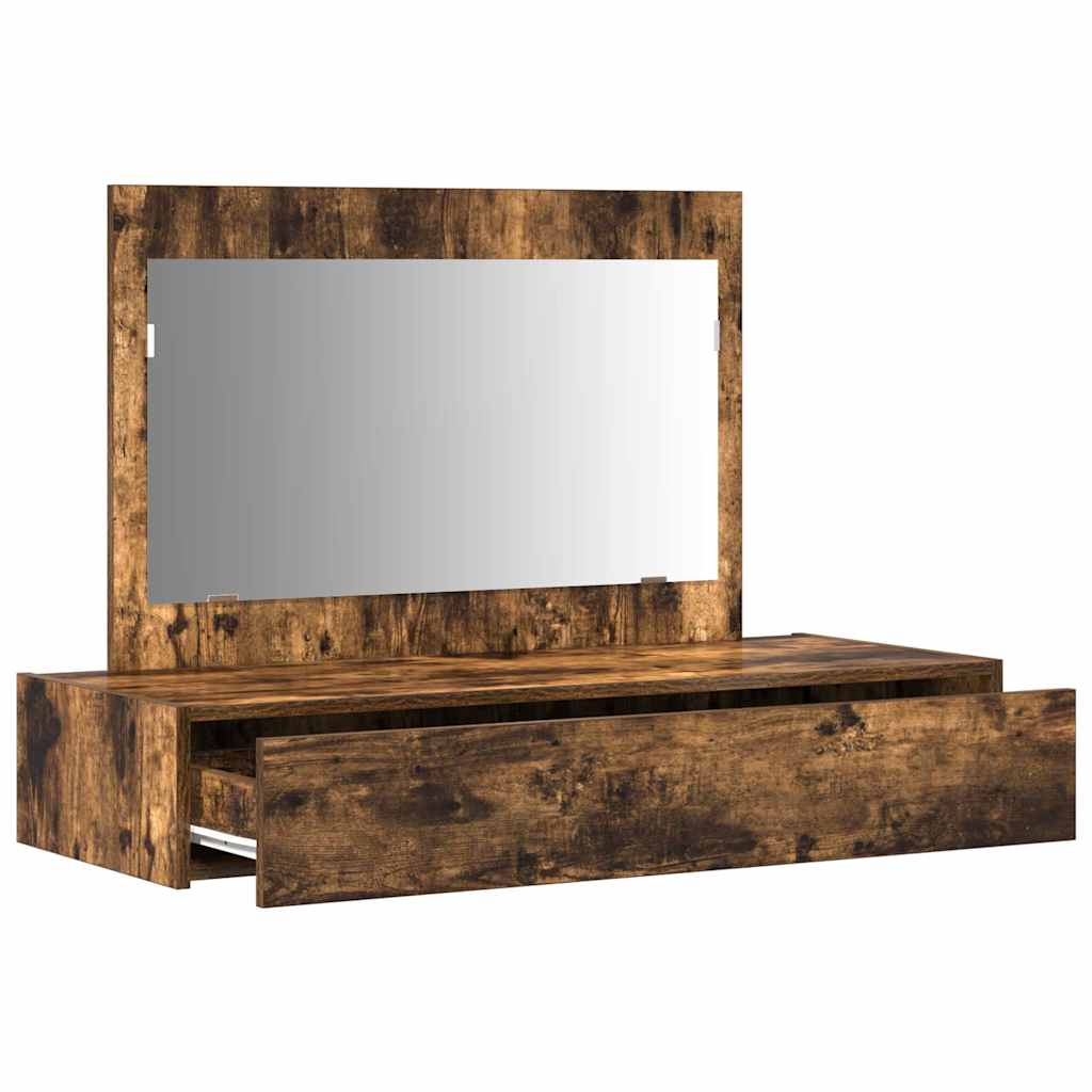 vidaXL Dressing Table Brown 100 x 40 x 70 cm Engineered Wood