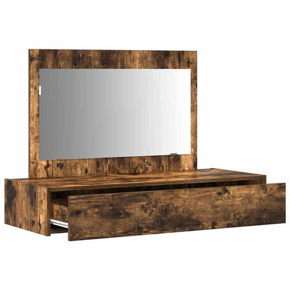 vidaXL Dressing Table Brown 100 x 40 x 70 cm Engineered Wood