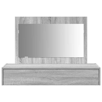 vidaXL Dressing Table Grey 100 x 40 x 70 cm Engineered Wood