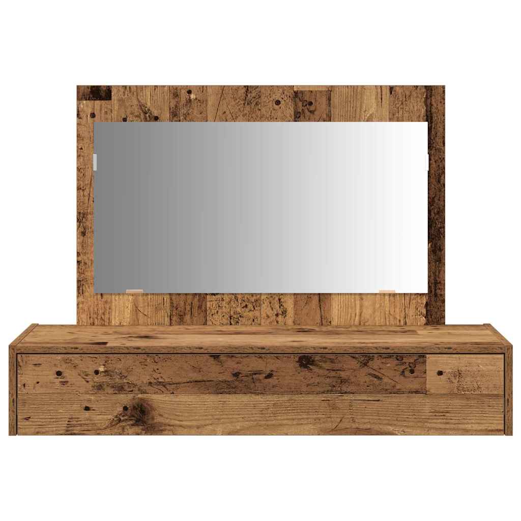 vidaXL Dressing Table Brown 100 x 40 x 70 cm Engineered Wood