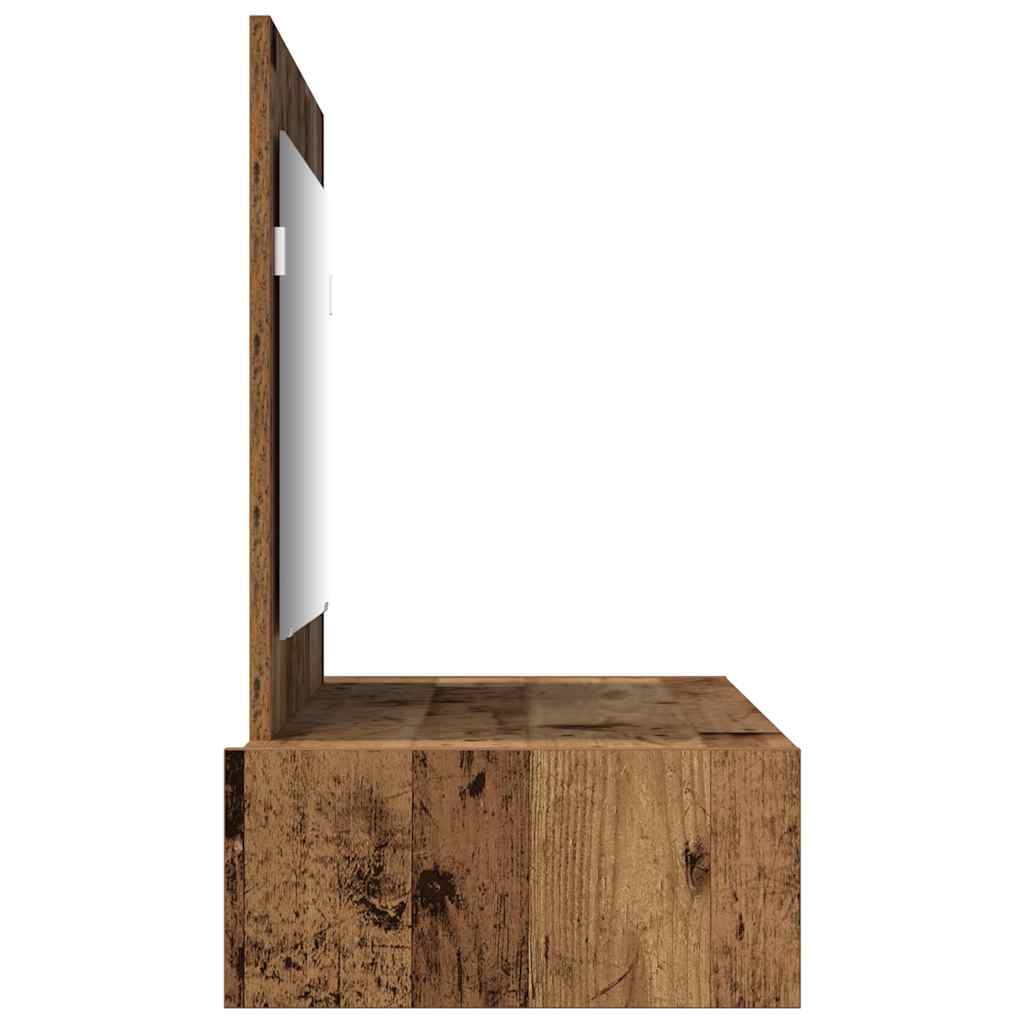 vidaXL Dressing Table Brown 100 x 40 x 70 cm Engineered Wood
