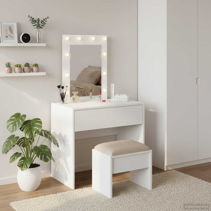 vidaXL Dressing Table White 60 x 40 x 70 cm Engineered Wood