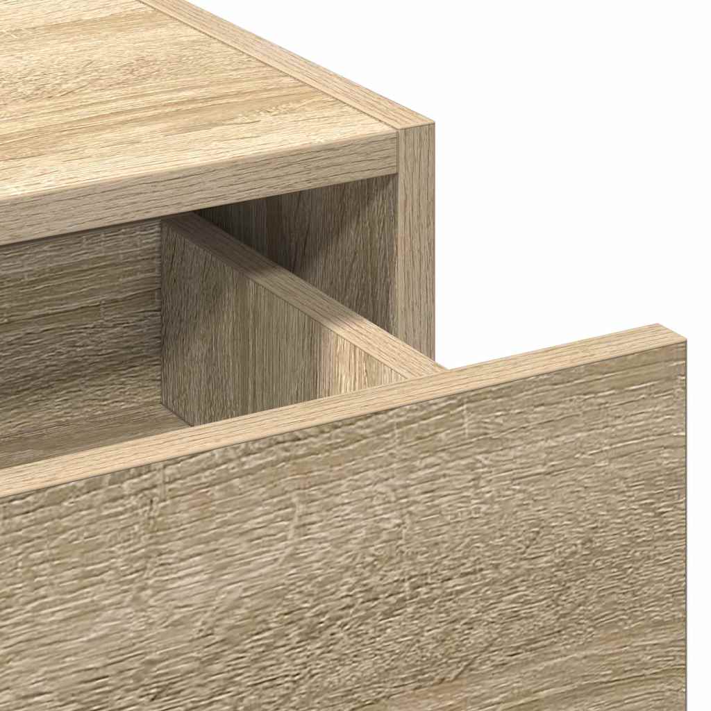 vidaXL Dressing Table Brown 60 x 40 x 70 cm Engineered Wood