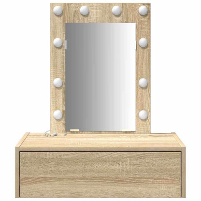 vidaXL Dressing Table Brown 60 x 40 x 70 cm Engineered Wood