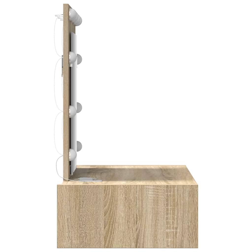 vidaXL Dressing Table Brown 60 x 40 x 70 cm Engineered Wood