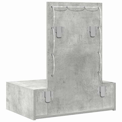 vidaXL Dressing Table Grey 60 x 40 x 70 cm Engineered Wood