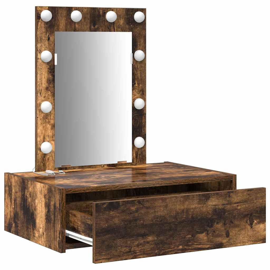 vidaXL Dressing Table Brown 60 x 40 x 70 cm Engineered Wood