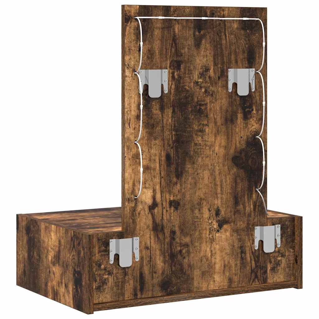 vidaXL Dressing Table Brown 60 x 40 x 70 cm Engineered Wood