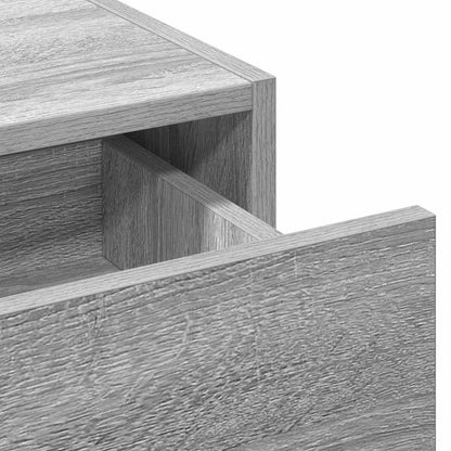 vidaXL Dressing Table Grey 60 x 40 x 70 cm Engineered Wood