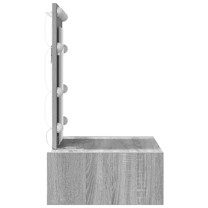 vidaXL Dressing Table Grey 60 x 40 x 70 cm Engineered Wood