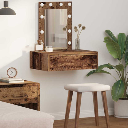 vidaXL Dressing Table Brown 60 x 40 x 70 cm Engineered Wood