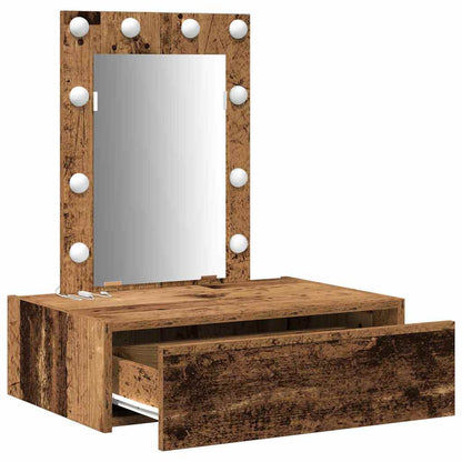 vidaXL Dressing Table Brown 60 x 40 x 70 cm Engineered Wood