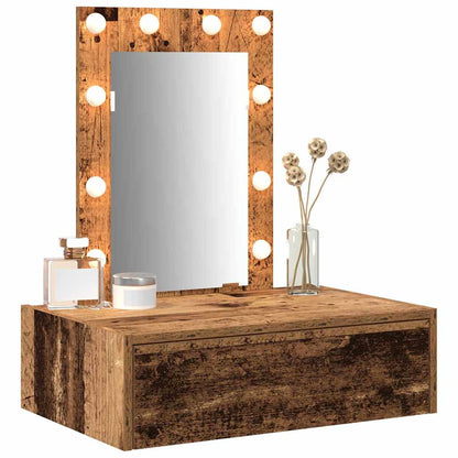 vidaXL Dressing Table Brown 60 x 40 x 70 cm Engineered Wood