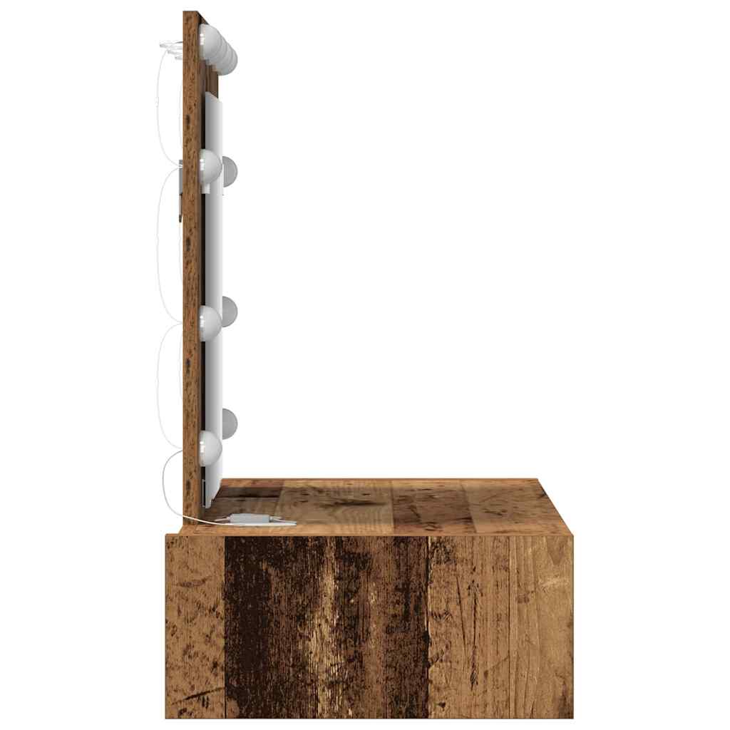 vidaXL Dressing Table Brown 60 x 40 x 70 cm Engineered Wood