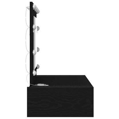 vidaXL Dressing Table Black 83 x 40 x 70 cm Engineered Wood