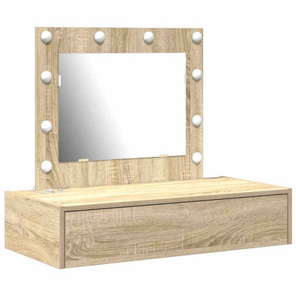 vidaXL Dressing Table Brown 83 x 40 x 70 cm Engineered Wood