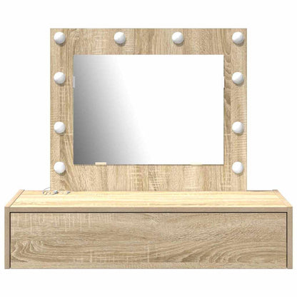 vidaXL Dressing Table Brown 83 x 40 x 70 cm Engineered Wood