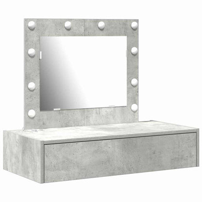 vidaXL Dressing Table Grey 83 x 40 x 70 cm Engineered Wood